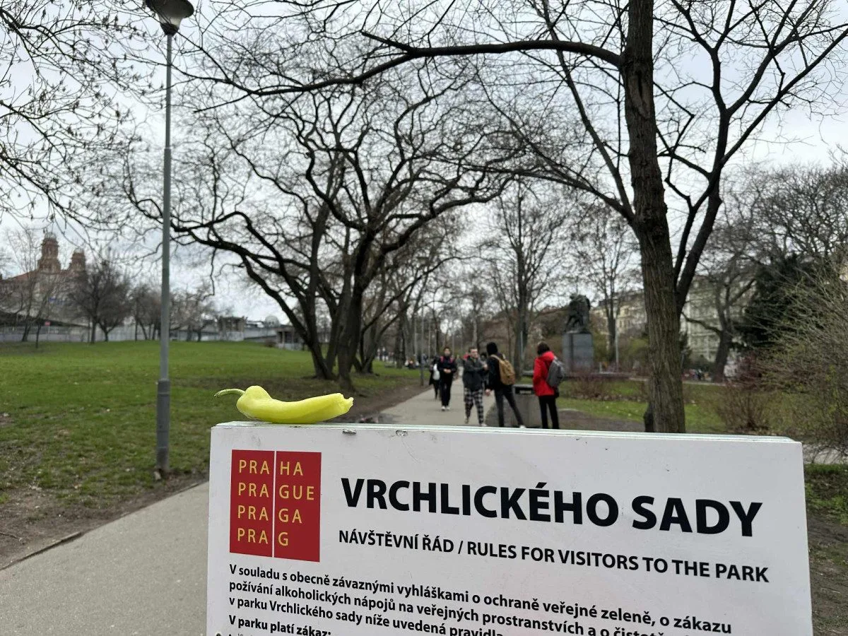 přespání ve Vrchlického sadech