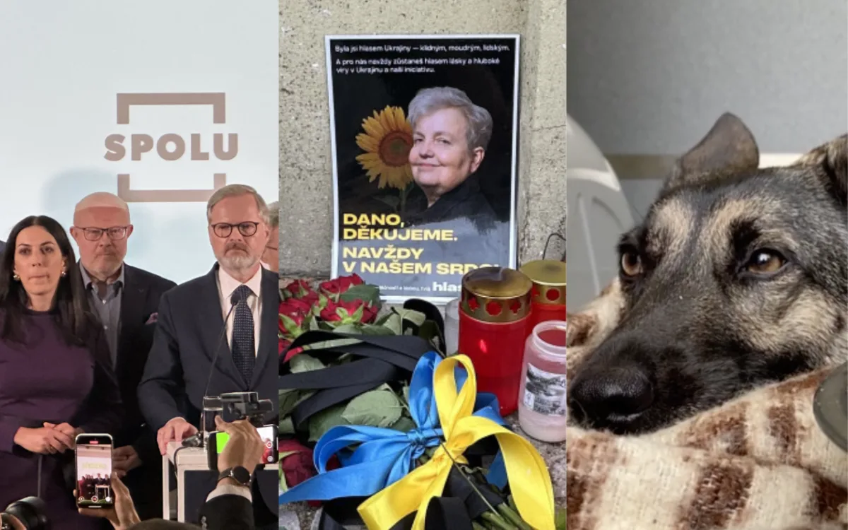 ŘÍJEN 2025: Volby plné překvapení, smrt Dany Drábové a pes, co zastavil metro