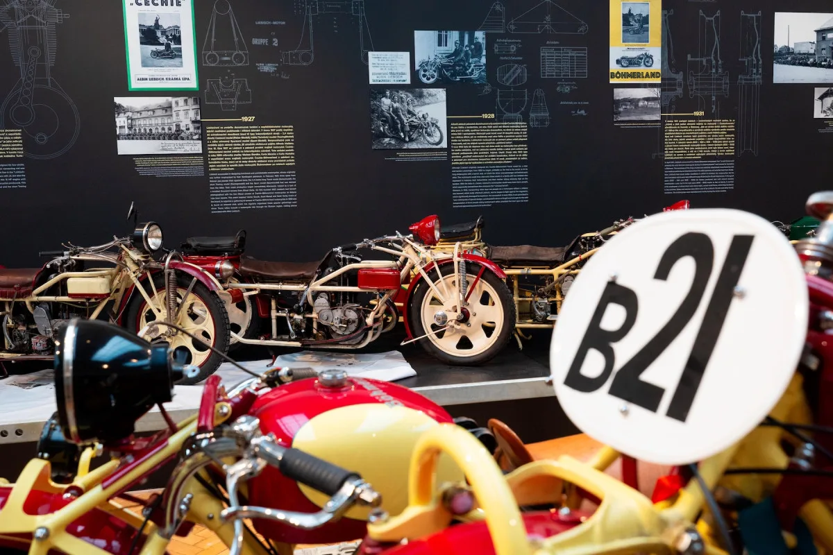 Národní technické muzeum vystavuje 30 motocyklů Čechie-Böhmerland