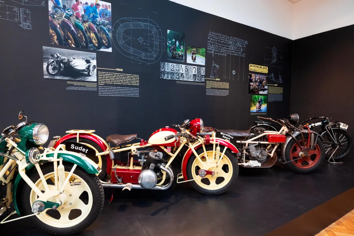 Národní technické muzeum vystavuje 30 motocyklů Čechie-Böhmerland