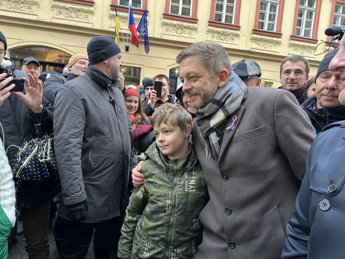 FOTO,VIDEO: 17. listopad na Národní třídě. Pavel, Babiš I Rakušan sklidili kritiku