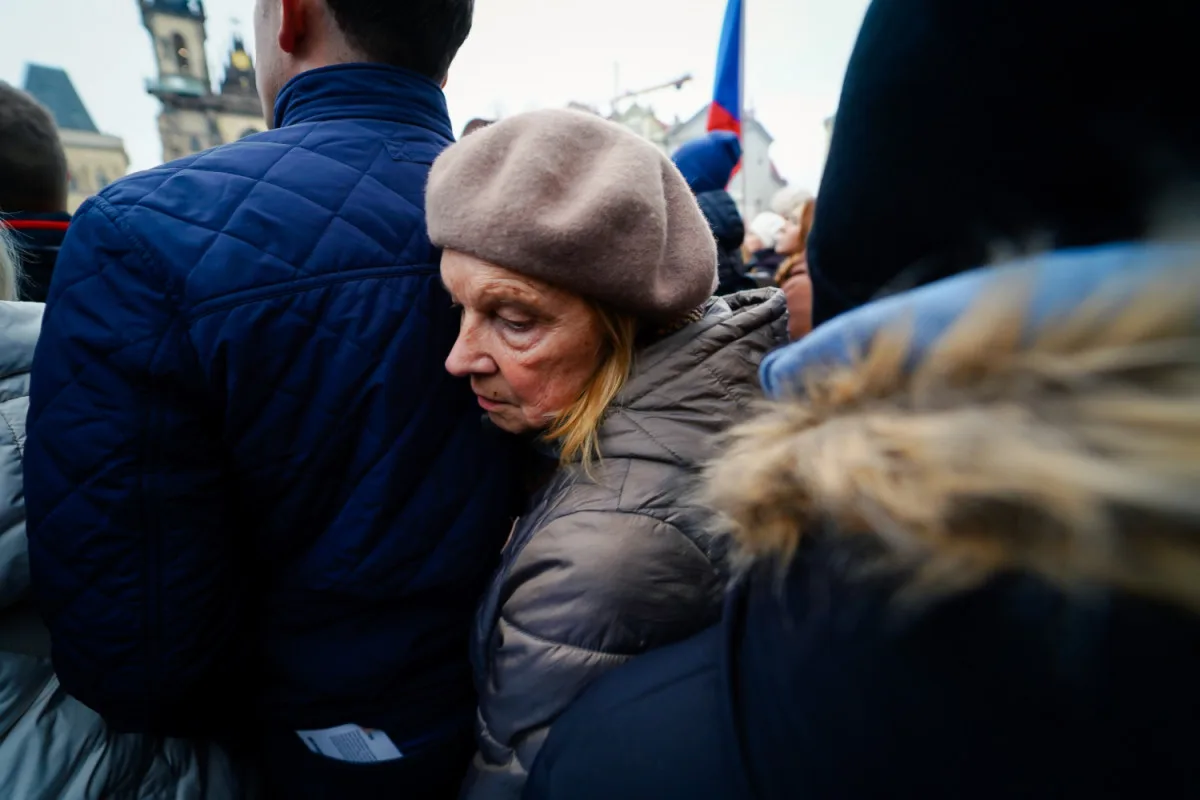 FOTO: Na protivládní demonstraci Milionu chvilek dorazily na Staromák tisíce lidí