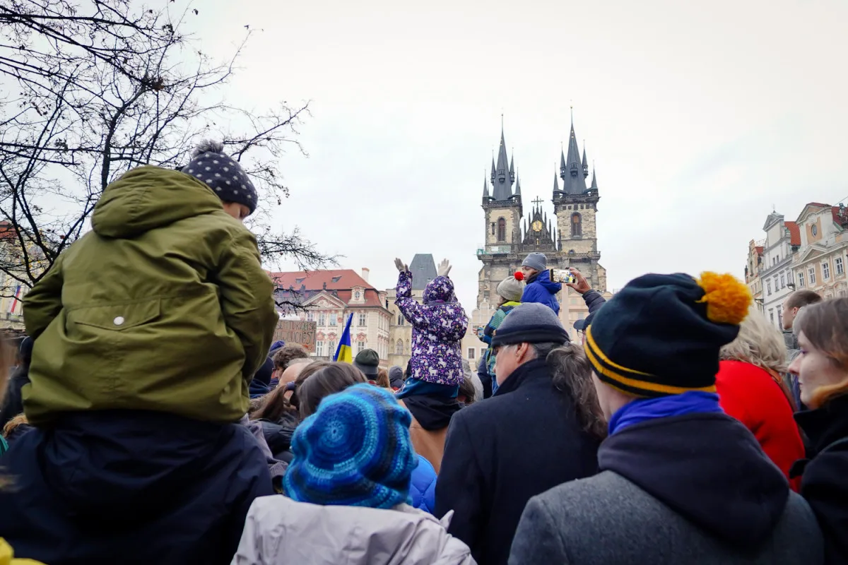 FOTO: Na protivládní demonstraci Milionu chvilek dorazily na Staromák tisíce lidí