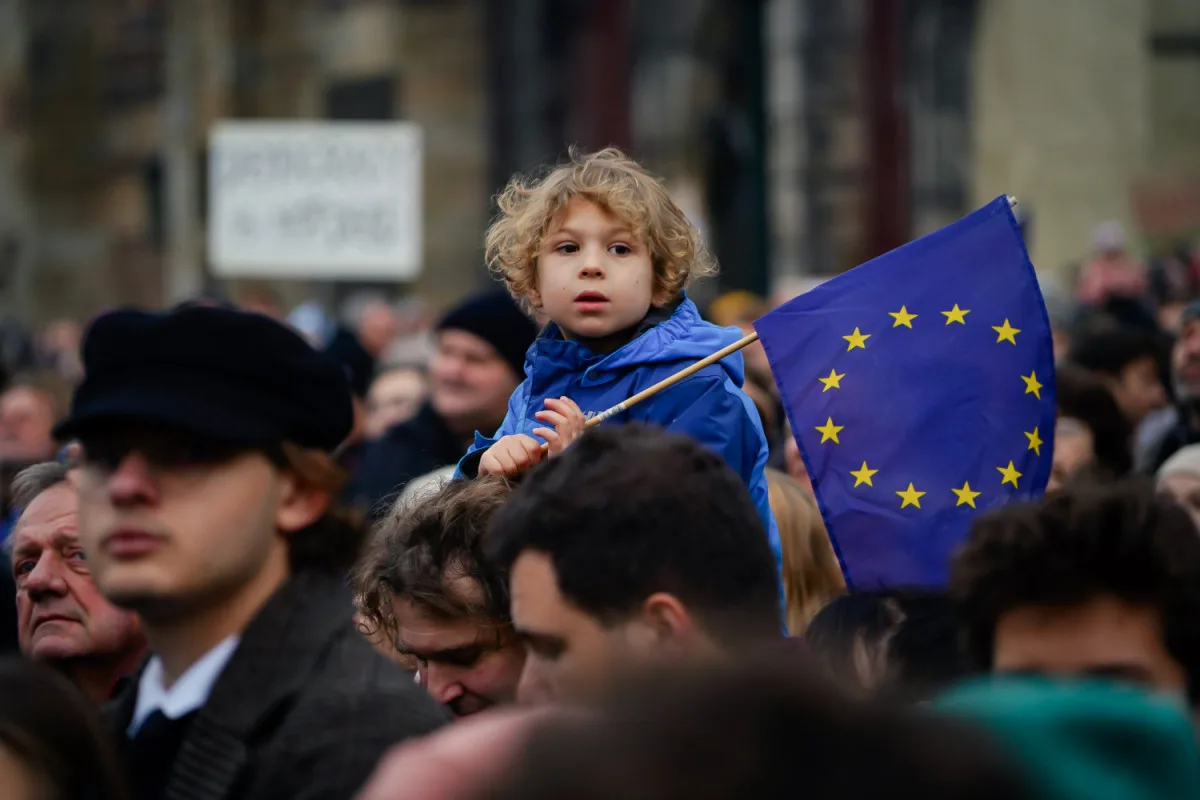 FOTO: Na protivládní demonstraci Milionu chvilek dorazily na Staromák tisíce lidí