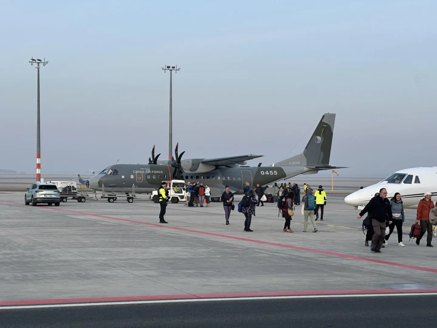 Velký armádní airbus odletěl do Egypta, po návratu do Česka se vydá do Ománu
