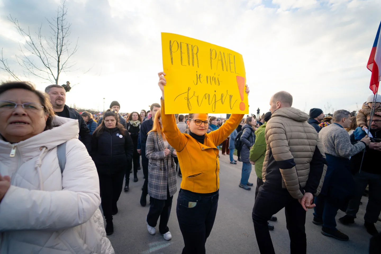 FOTO: Pryč s Burešem a vyděrači. Podívejte se, jak probíhala demonstrace na Letné