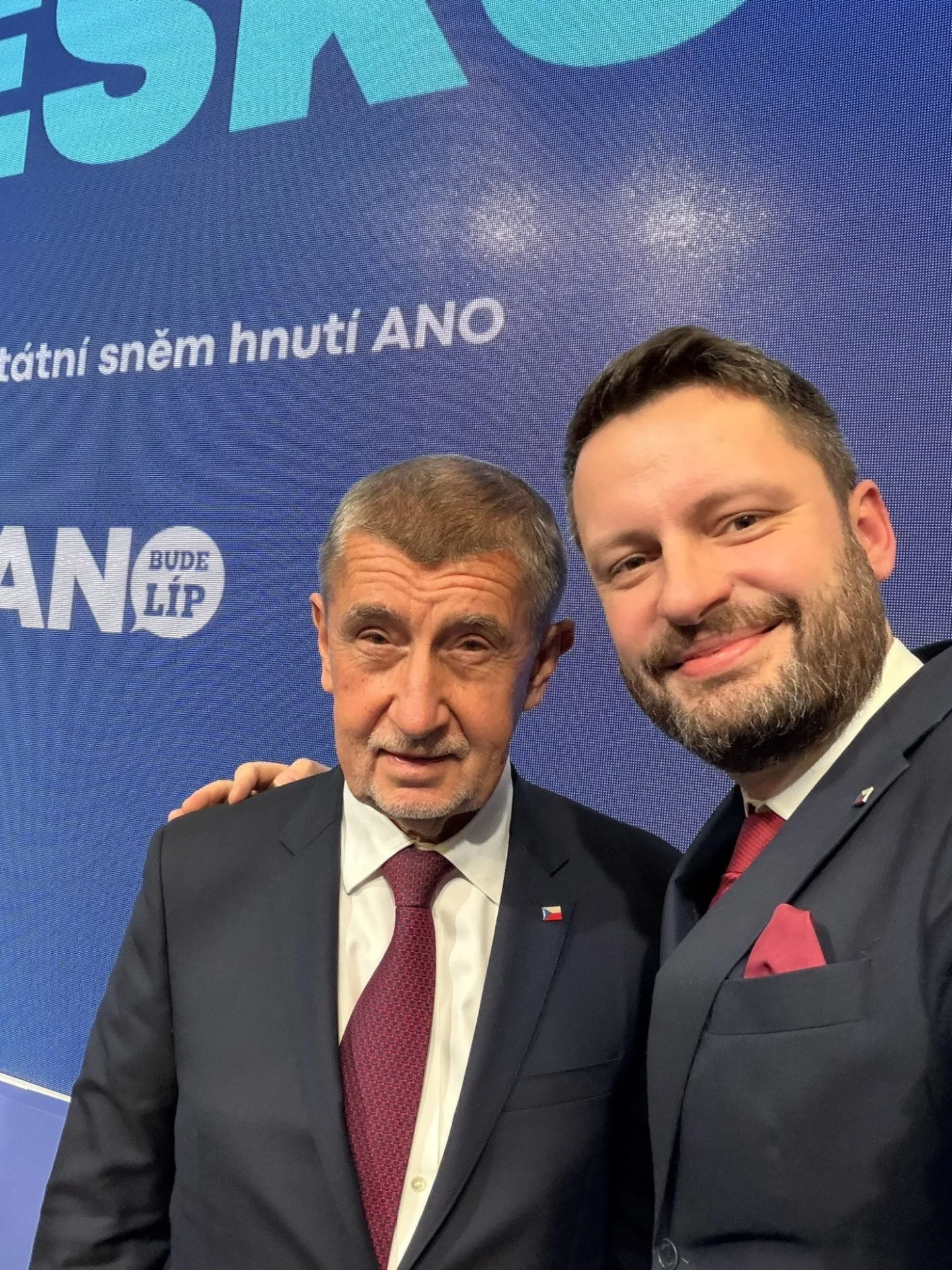 Andrej Babiš s Ondřejem Prokopem