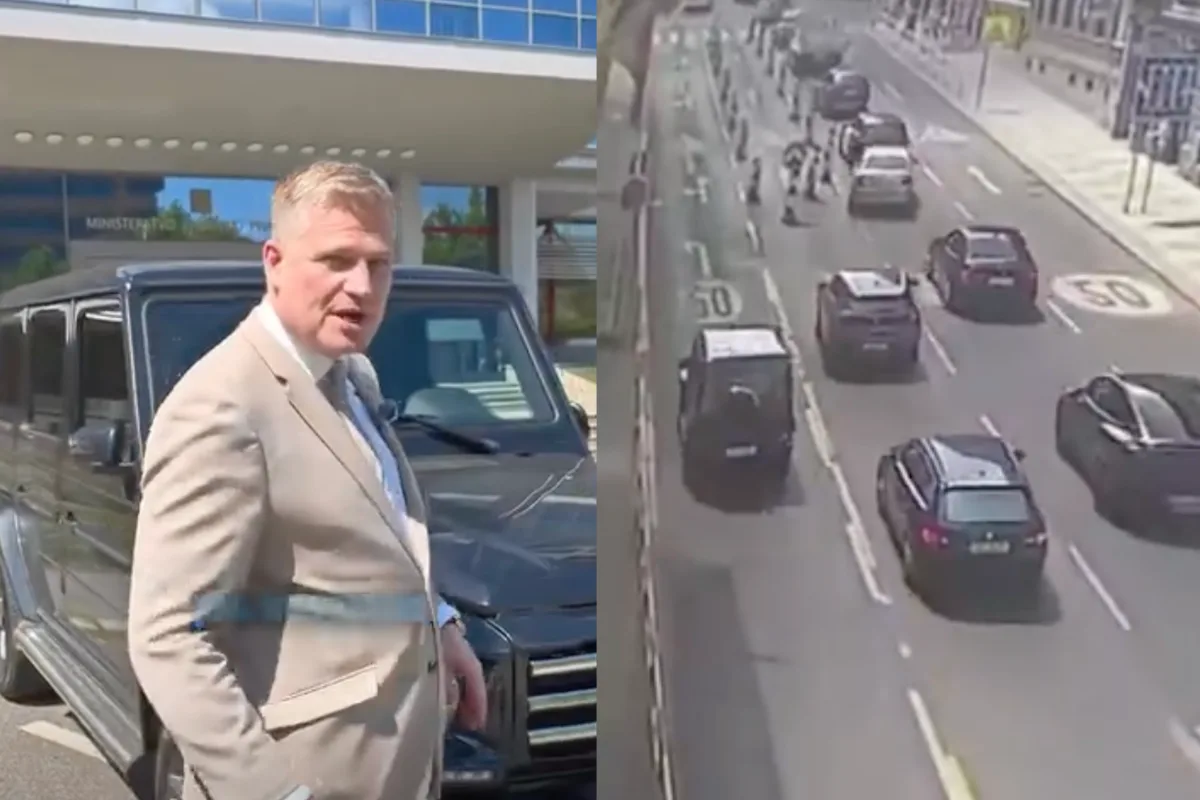 Podle videa jel Turek v odbočovacím pruhu rovně.