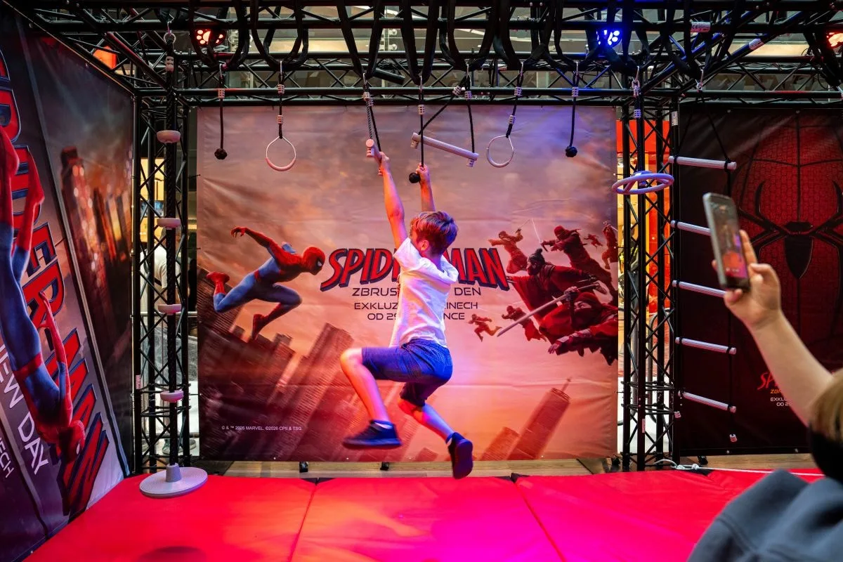 Westfield Černý Most zve na zábavnou Spider-Man zónu i setkání s Adamem Mišíkem