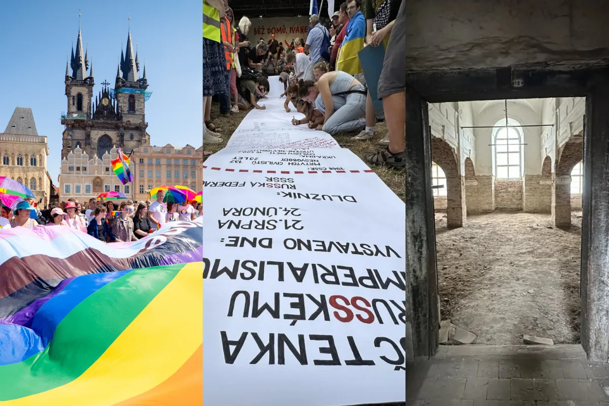 SRPEN 2026: Prague Pride, obří účtenka Rusku a rozloučení s Invalidovnou