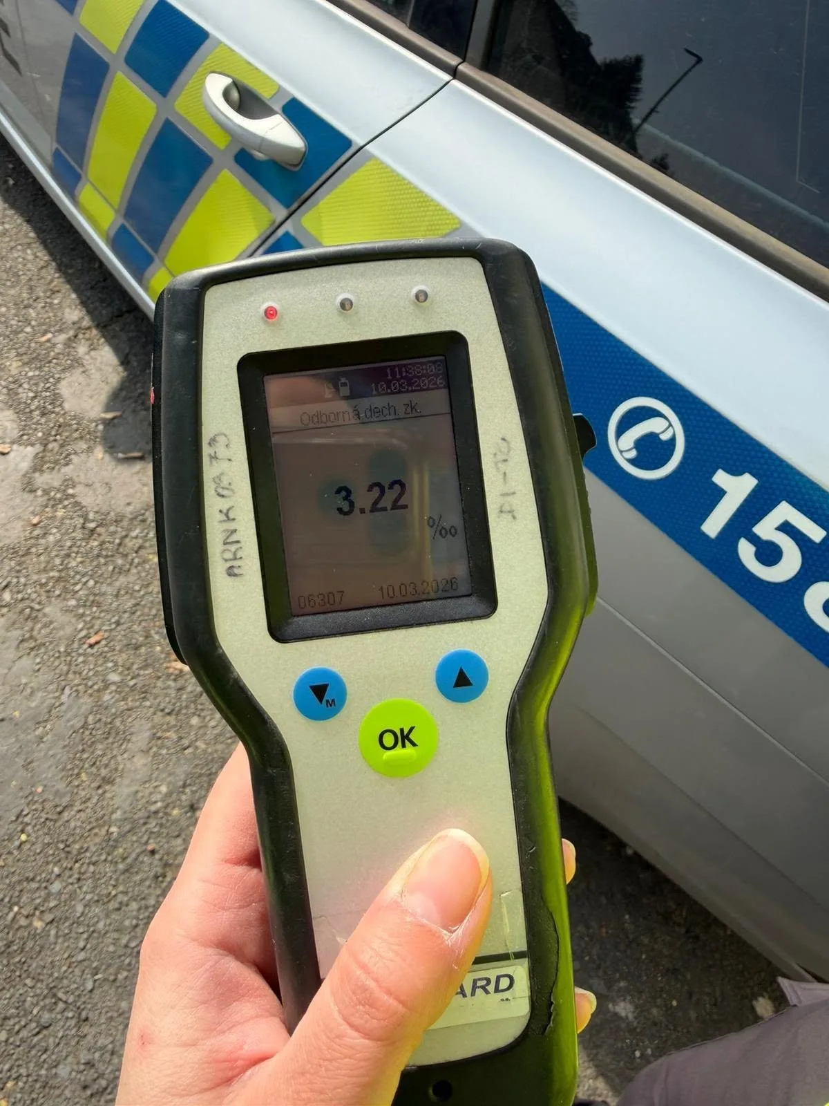 S platným zákazem řídil auto s 2,5 promile. Rekord měl muž ale mnohem vyšší