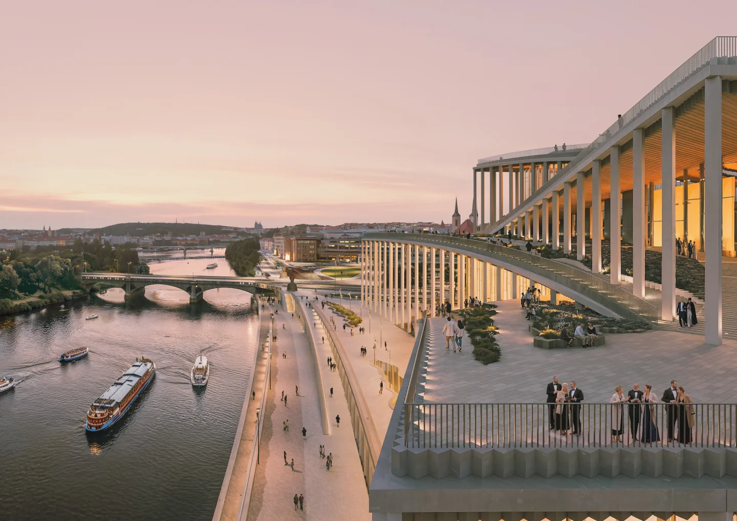 Praha požádala o stavební povolení pro Vltavskou filharmonii, začít se má v roce 2028
