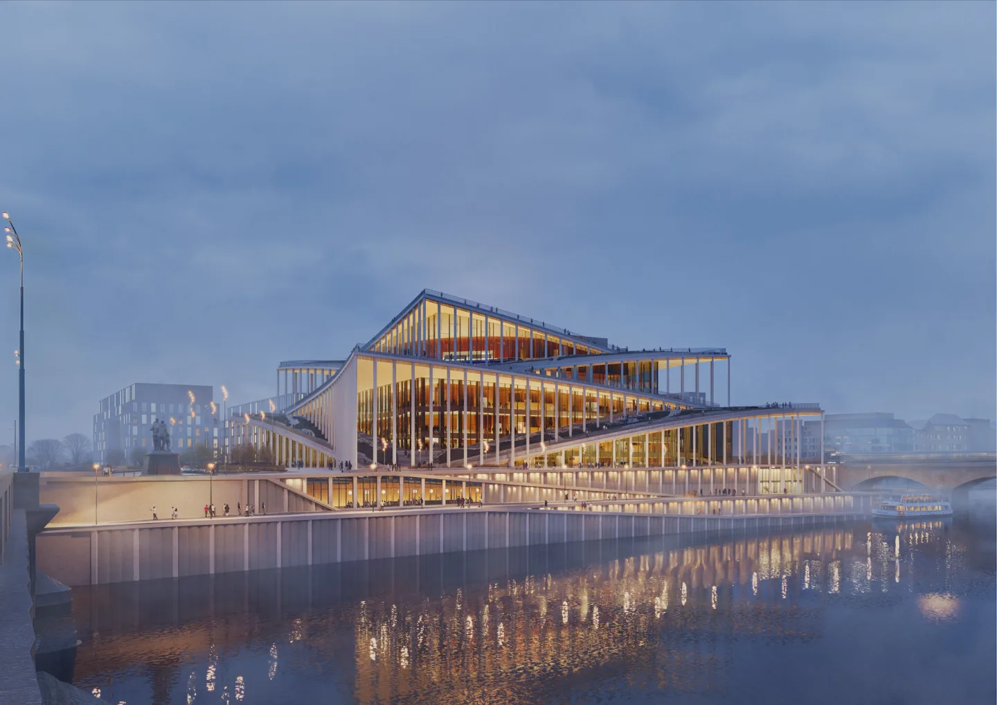Praha požádala o stavební povolení pro Vltavskou filharmonii, začít se má v roce 2028
