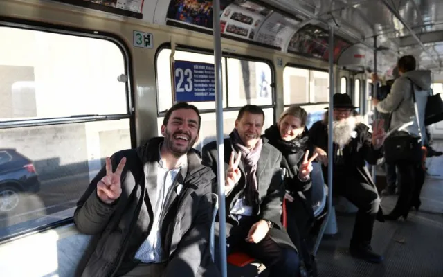 Tramvaj Václava Havla se vrací do pražských ulic.
