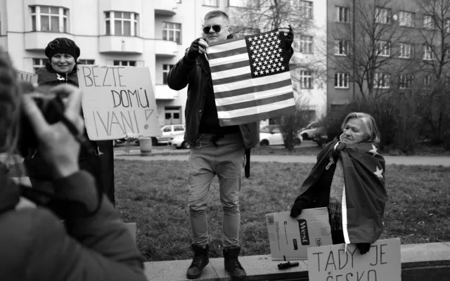 Demonstrace u Koněva, autor: Jakub Joachim