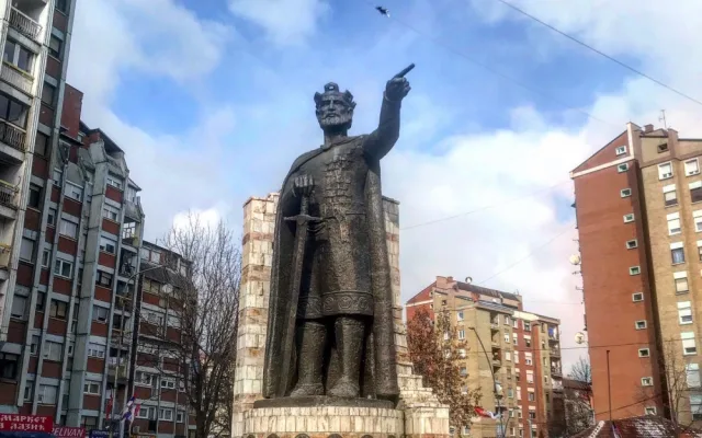 Socha Lazara Hrebeljanoviće.