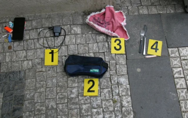 FOTO, VIDEO: Cizinci přepadli kolemjdoucího na Vinohradské. Policisté je chytili hned po činu