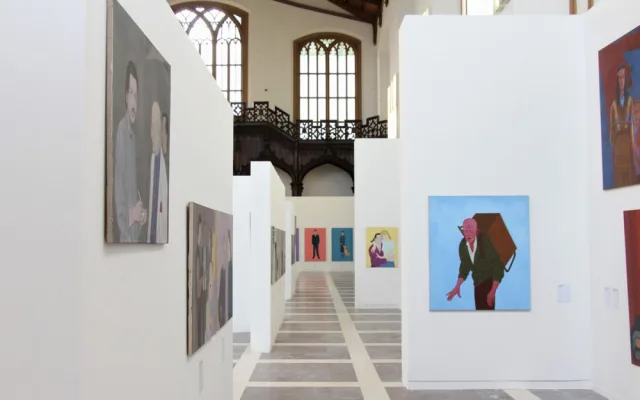 Kurátor Martin Dostál: Těší mě, že jsem mohl udělat výstavu Tomáše Císařovského ve slavné Zámecké jízdárně Alšovy jihočeské galerie