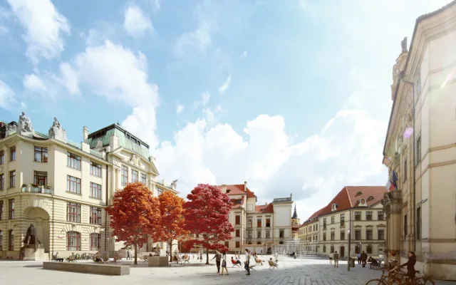 FOTO: Nová podoba Mariánského náměstí: stane se místem odpočinku i místem kultury