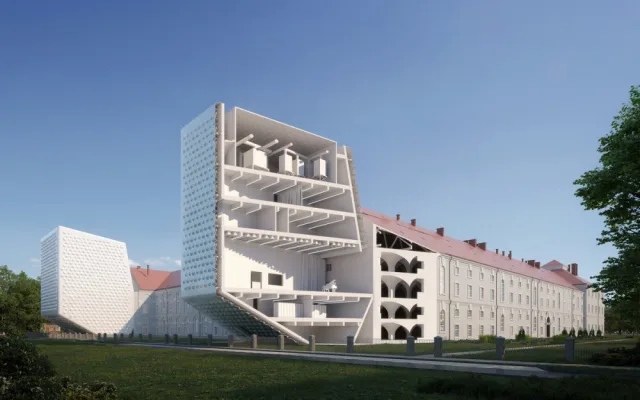 VIZUALIZACE: Invalidovnu doplní moderní dostavba. Nově bude areál přístupný veřejnosti