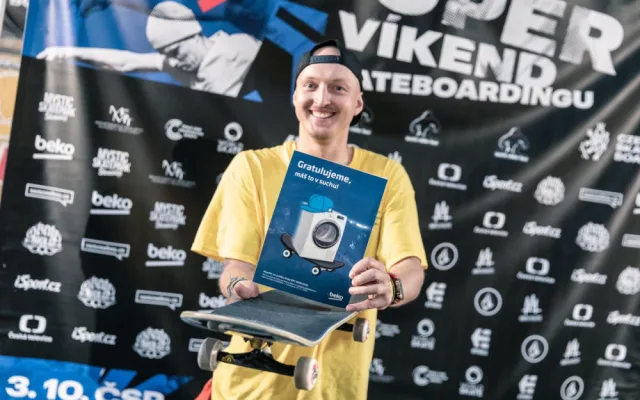 FOTO: Na Štvanici se o víkendu konalo mistrovství ve skateboardingu. Mistrem ČR je Habanec