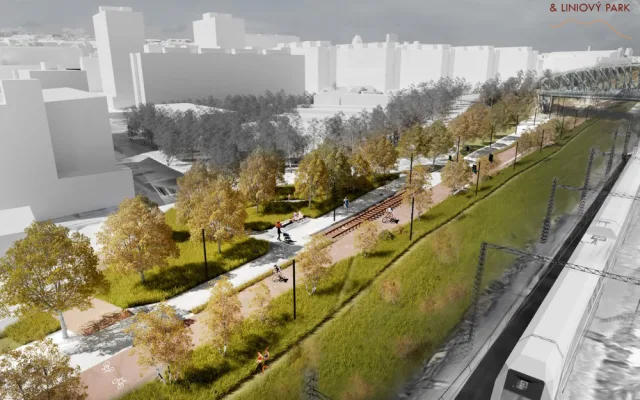 VIZUALIZACE: Promenáda mezi Vršovicemi a Zahradním Městem bude hotová v roce 2024