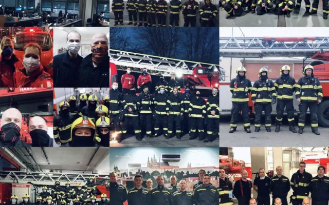 FOTO: Pražští hasiči zažili nejklidnější silvestr za posledních deset let. Václavák zel prázdnotou