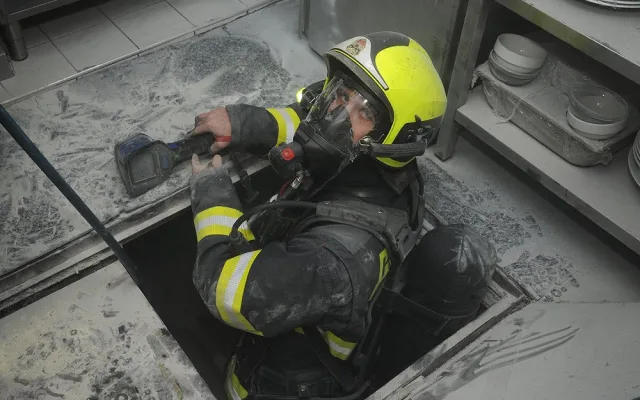 FOTO, VIDEO: Na Vltavě hořelo v podpalubí jednoho z parníku. Požár se podařilo rychle uhasit