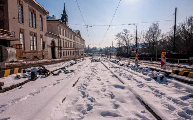 Trať Chotkovy sady - Malostranská právě prochází náročnou opravou