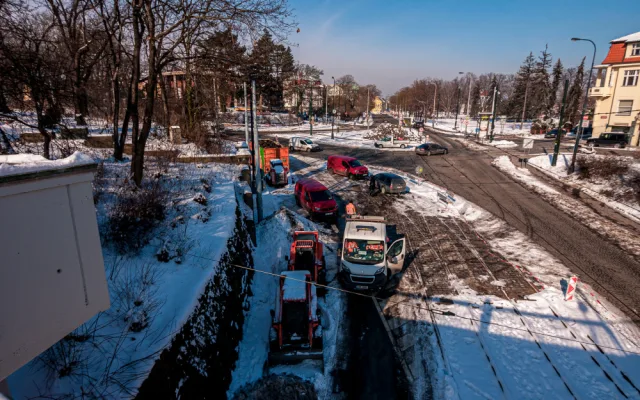 Trať Chotkovy sady - Malostranská právě prochází náročnou opravou