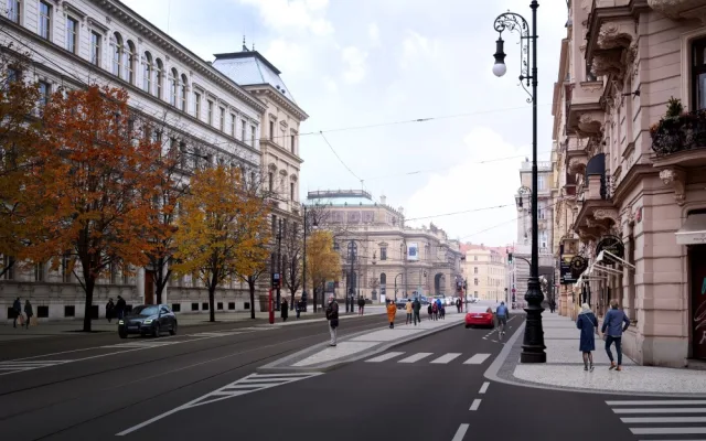 Největší proměna centra Prahy za poslední desítky let. Smetanovo nábřeží se dočká plynulejší dopravy i nových stromů