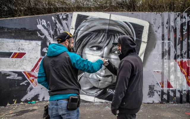 MuralArt vznikl jako vzpomínka na Hanu Hegerovou v pražských Hlubočepích