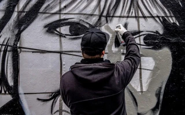 MuralArt vznikl jako vzpomínka na Hanu Hegerovou v pražských Hlubočepích