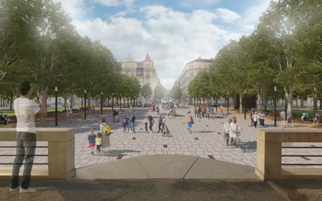 Více stromů, dlažba místo asfaltu a přesun trhů. Jiřák projde revitalizací