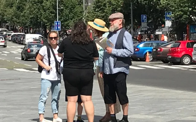 Dušek, Babčáková nebo Hádek dnes natáčeli za plného provozu v centru Prahy