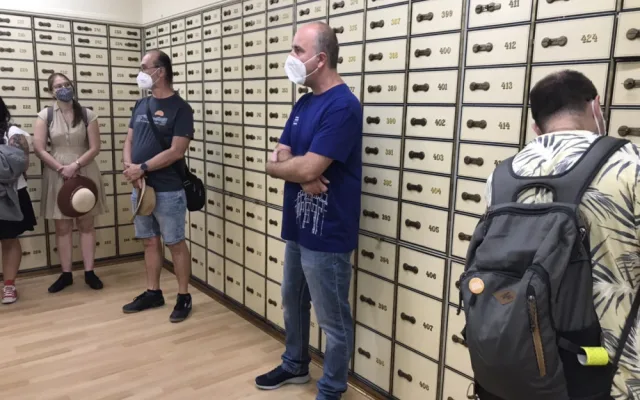 bankovní trezor v Petschkově paláci