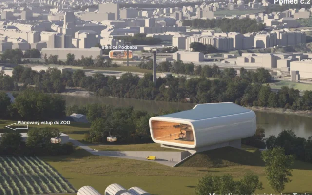 Jak bude vypadat lanovka z Podbaby do Bohnic? Město chce nalákat prestižní architekty