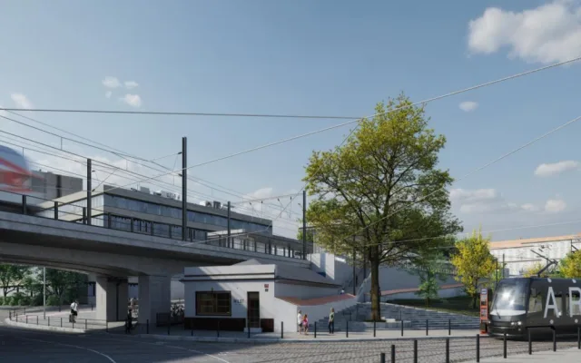 Příprava trati z centra na letiště se posunula. U Stromovky bude nová zastávka