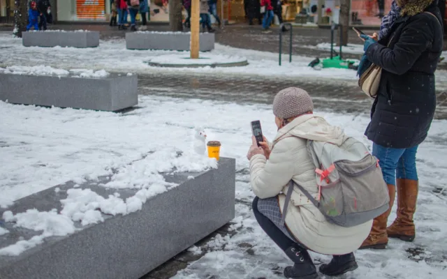 FOTOGALERIE: Praha pod sněhem. Podívejte se na fotky ze zasněženého hlavního města