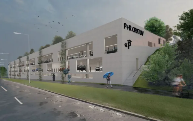 VIZUALIZACE: V Praze vyroste další P+R parkoviště. Součástí budou místa pro kola i dobíjecí stanice