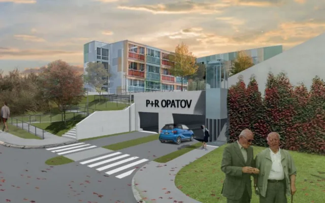 VIZUALIZACE: V Praze vyroste další P+R parkoviště. Součástí budou místa pro kola i dobíjecí stanice