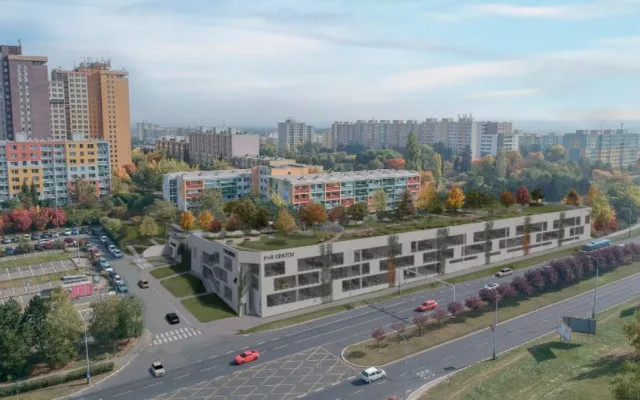 VIZUALIZACE: V Praze vyroste další P+R parkoviště. Součástí budou místa pro kola i dobíjecí stanice