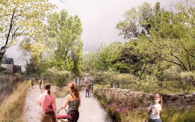VIZUALICE: Podívejte se, jak by mohl vypadat nový park Kapslovna na Žižkově