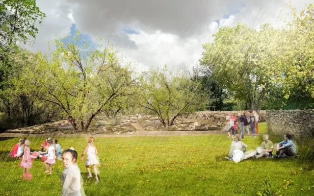 VIZUALICE: Podívejte se, jak by mohl vypadat nový park Kapslovna na Žižkově