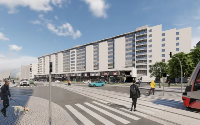 Jedny z nejškaredších paneláků v Praze se dočkají nové podoby. Začala jejich oprava