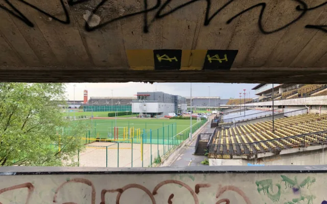 Výstava na Strahovském stadionu.