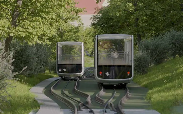 Nové vozy lanovky na Petřín vytvořila designérka, která navrhla tramvaj i erotické pomůcky