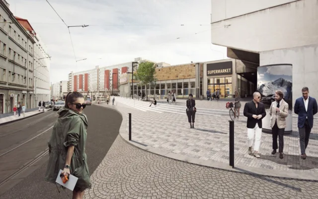 VIZUALIZACE: Seifertova ulice na Žižkově se dočká revitalizace, schválili pražští radní