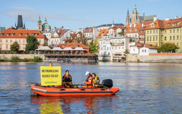 Putinův krvavý plyn. Na Vltavě vznikl plynovod