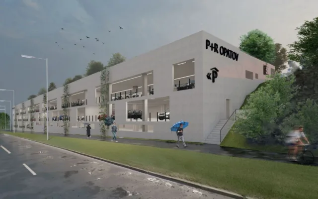 Nový parkovací dům v Praze bude stát 798 milionů. Bude mít zelenou střechu